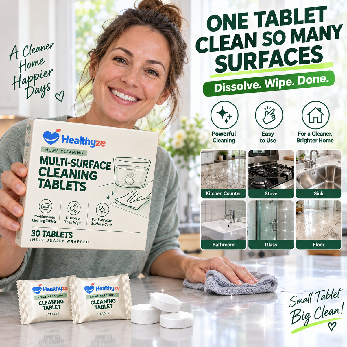 Healthyze Multi-Surface Cleaning Tablets