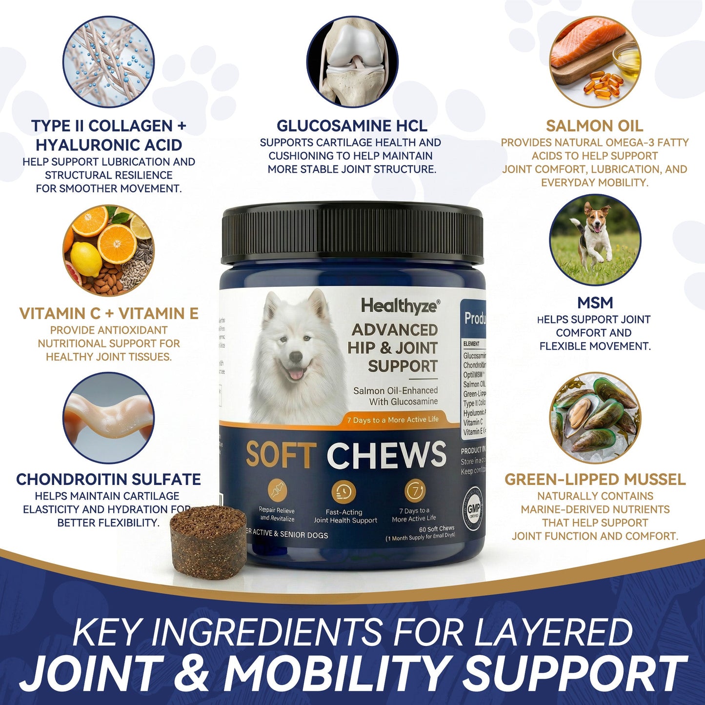 Advanced Hip & Joint Support Soft Chews-TK 2