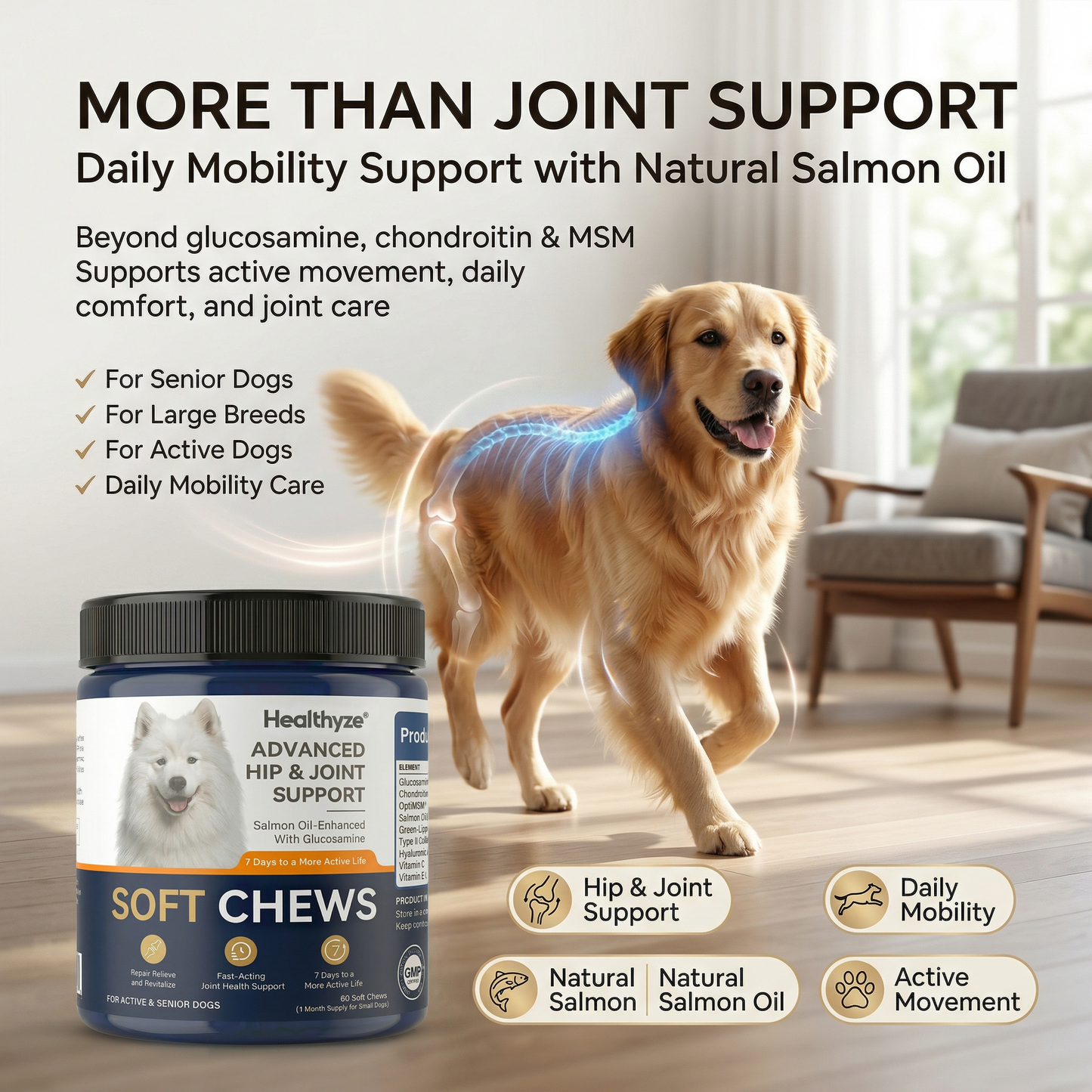 Advanced Hip & Joint Support Soft Chews-TK 2