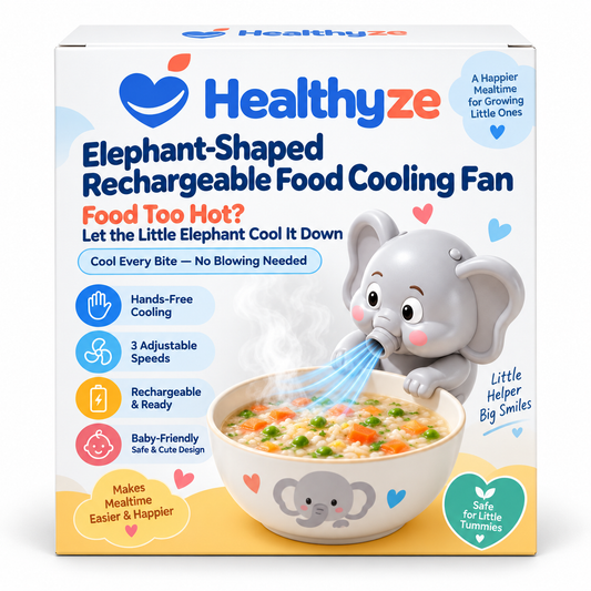 Healthyze Elephant-Shaped Rechargeable Food Cooling Fan