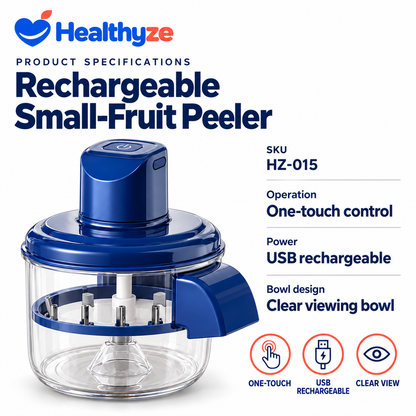 Healthyze Rechargeable Small-Fruit Peeler