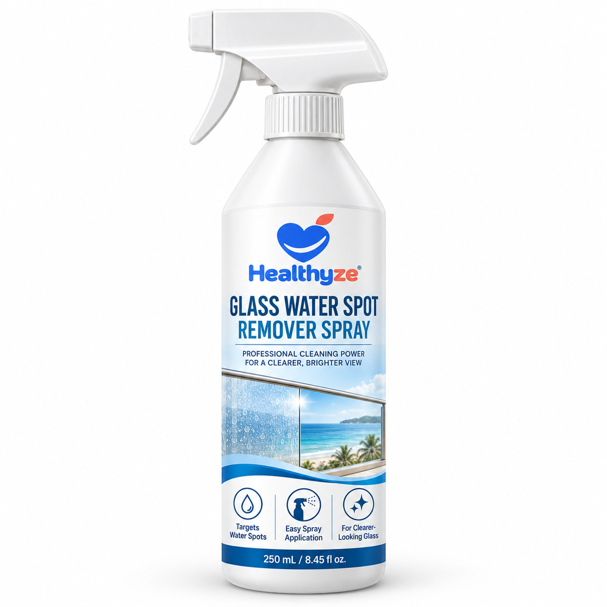 Healthyze Glass Water Spot Remover Spray