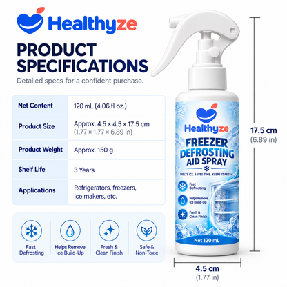 Healthyze Freezer Defrosting Aid Spray