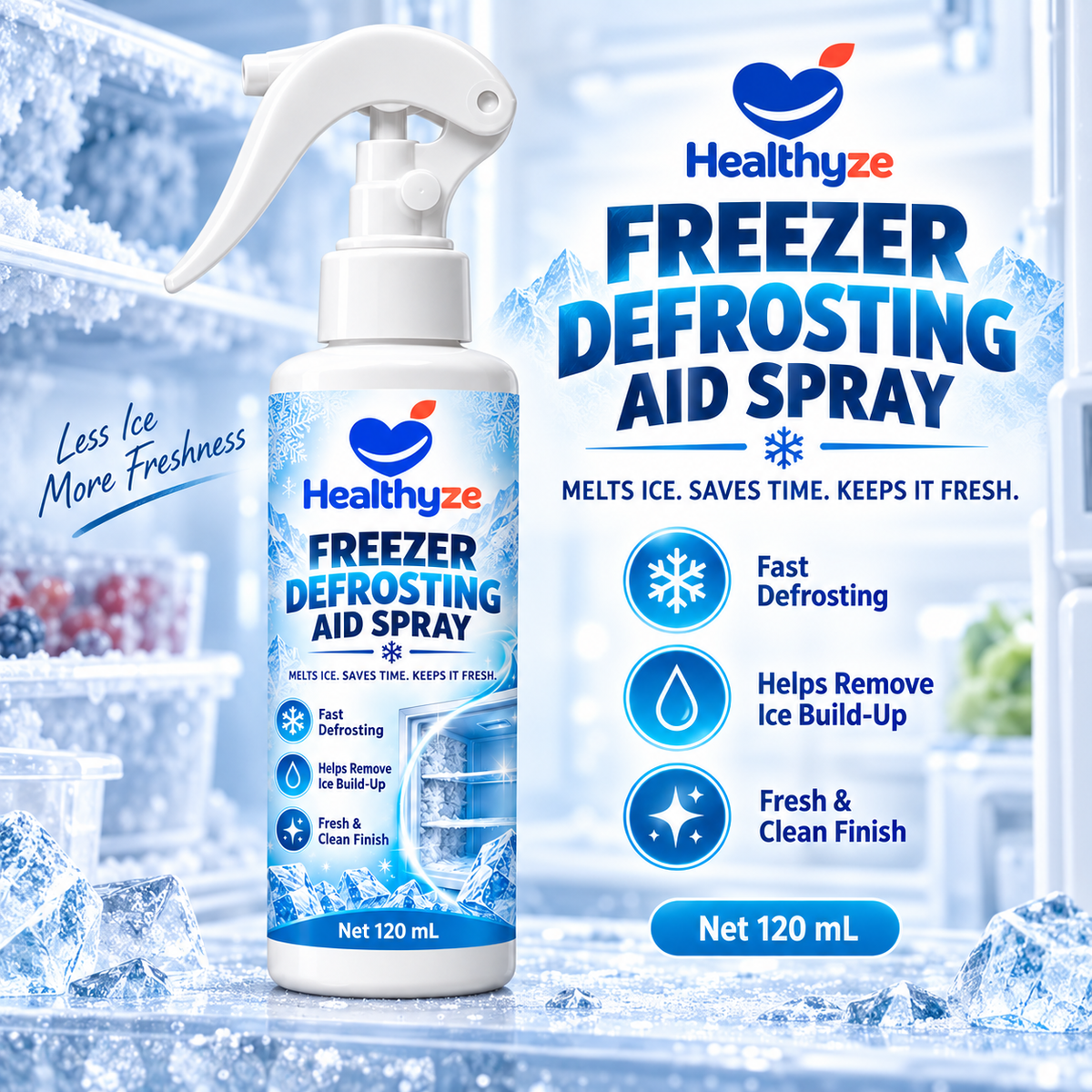 Healthyze Freezer Defrosting Aid Spray