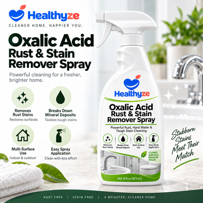 Healthyze Oxalic Acid Rust & Stain Remover Spray